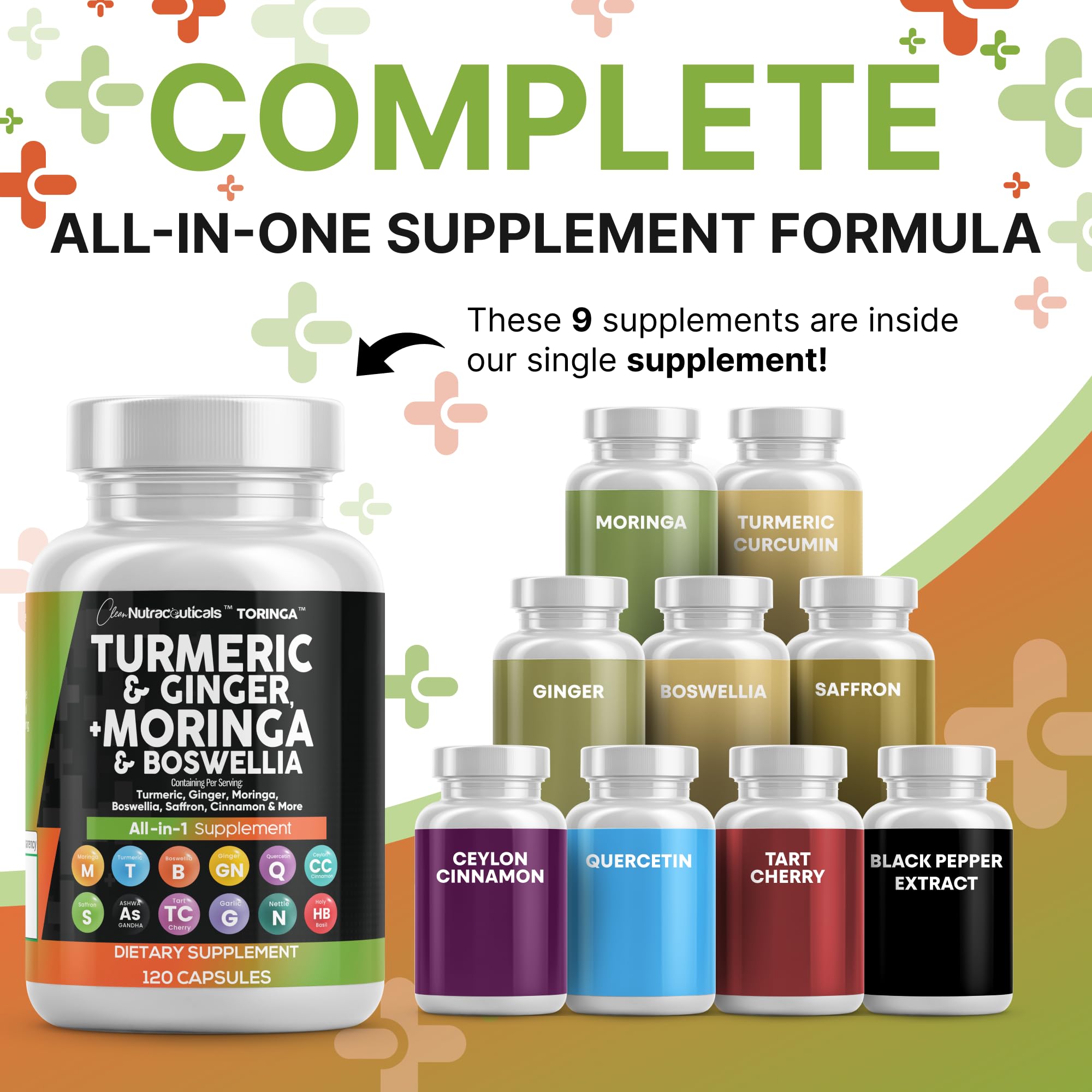 Capsules gingembre boswellia Clean Nutra, soutien articulations et détente après effort