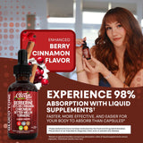 Glucomannane en gouttes Clean Nutra, fibres solubles pour digestion et satiété.