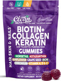 Gomme GrowVana de Clean Nutra pour la pousse des cheveux et la vitalité.