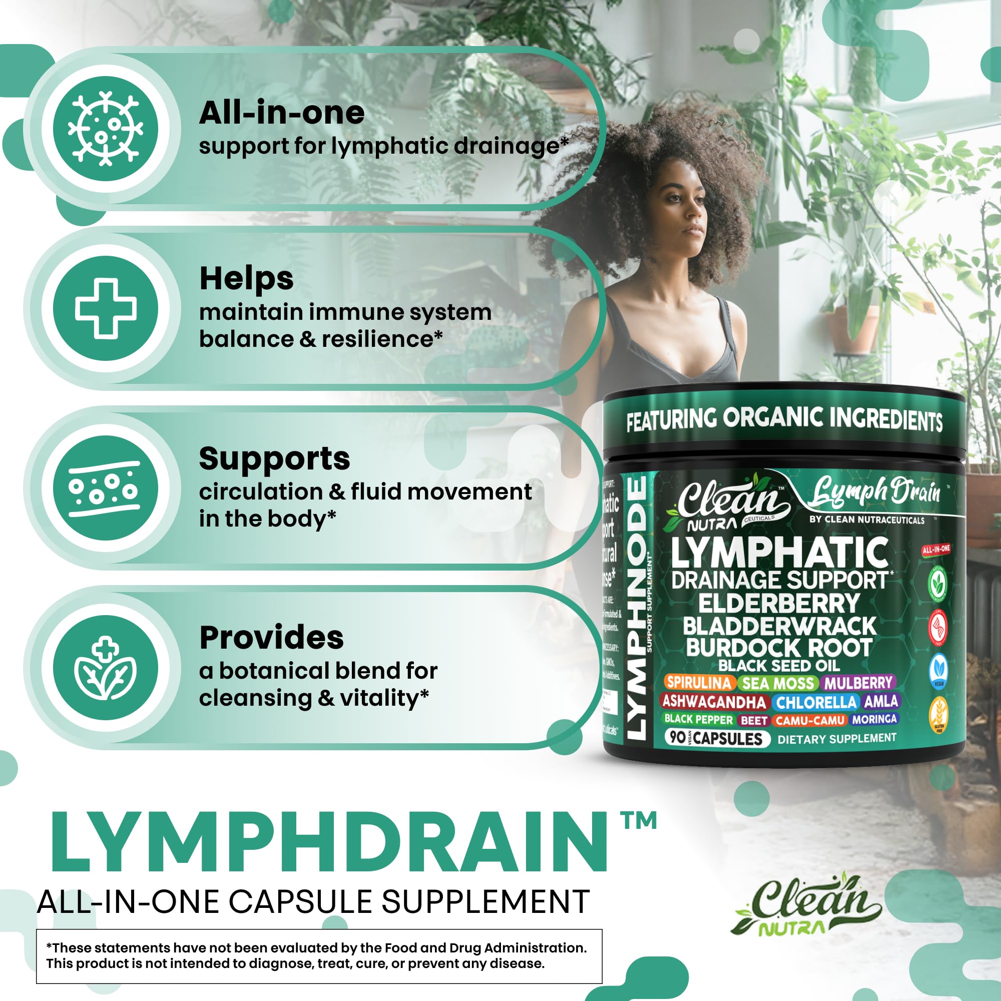 Clean Nutraceuticals – huile de nigelle en capsules apportant nutriments et protection.