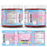 Option végan sans OGM Clean Nutra Kids Focus, pratique et sûr pour les familles