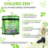 Mousse de mer et chlorophylle dans Clean Nutra pour fraîcheur corporelle.