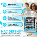NAC Defend avec D3 et K2 pour énergie quotidienne et équilibre naturel