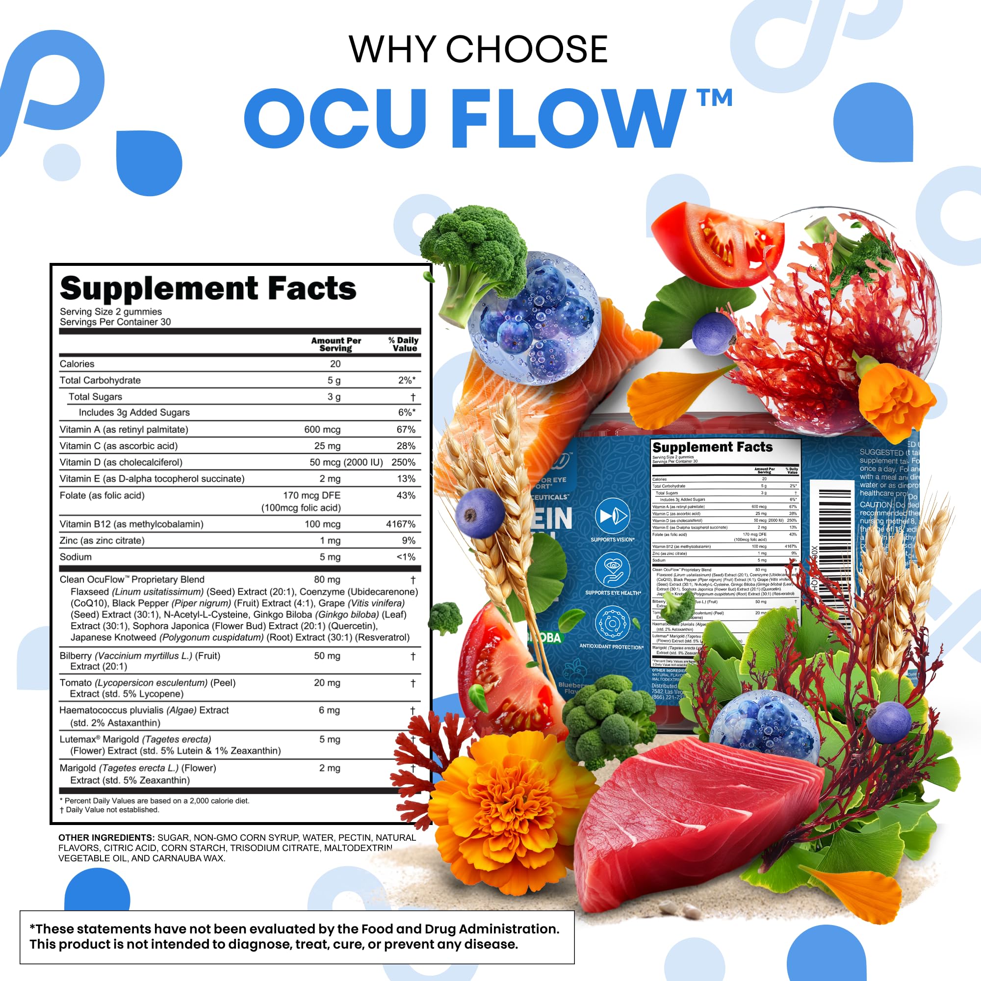 OCUFlow Bilberry, extrait naturel pour accompagner votre vision en journée.