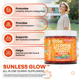 Gommes Clean Nutra Sunless Glow – graines de lin pour absorption potentielle