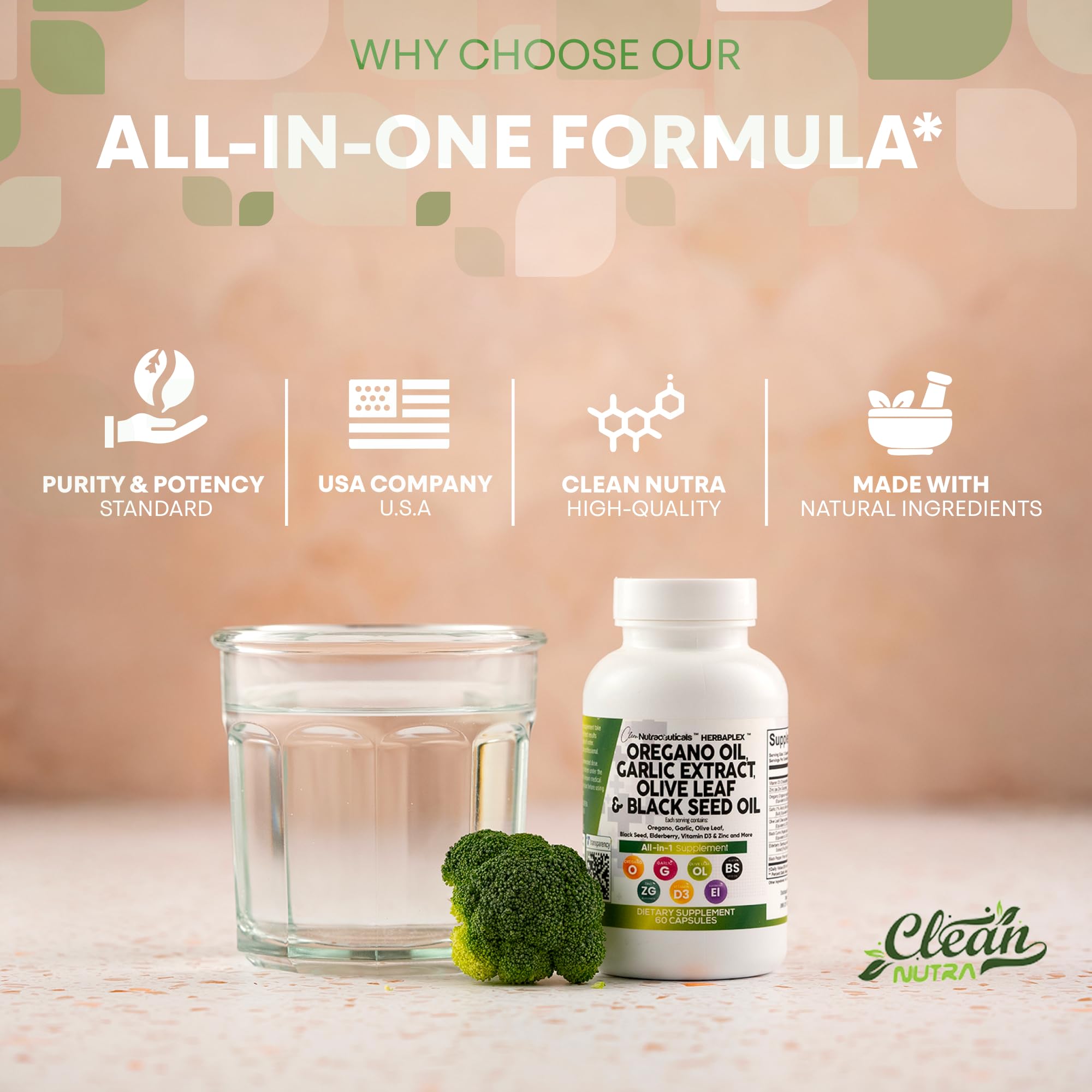 Zinc gluconate Clean Nutra: gélules quotidiennes