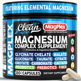 Clean Nutraceuticals 8en1 magnésium en bouteille, équilibre quotidien et bien-être.