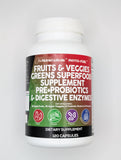 Clean Nutraceuticals : 70 nutriments clés issus de fruits et legumes variés.
