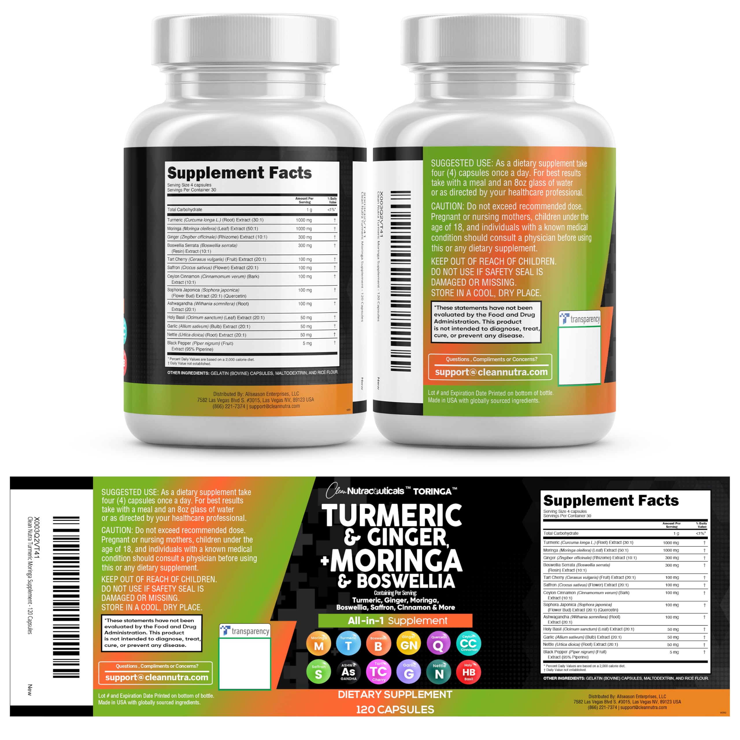 Clean Nutraceuticals Basilic Sacre Extraits: notes herbacées et équilibre naturel.
