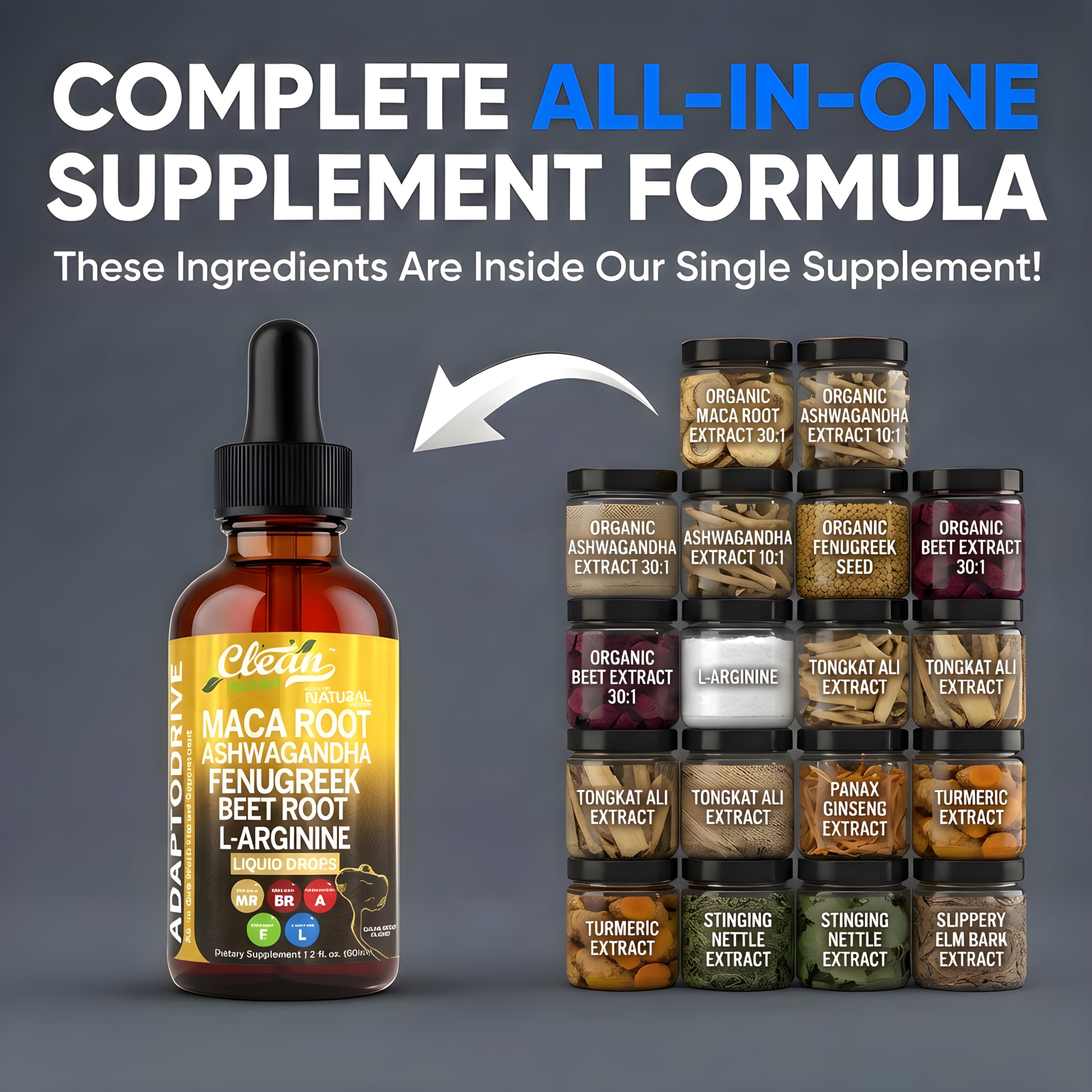 Clean Nutraceuticals – gouttes en bouteille de betterave pour énergie naturelle.