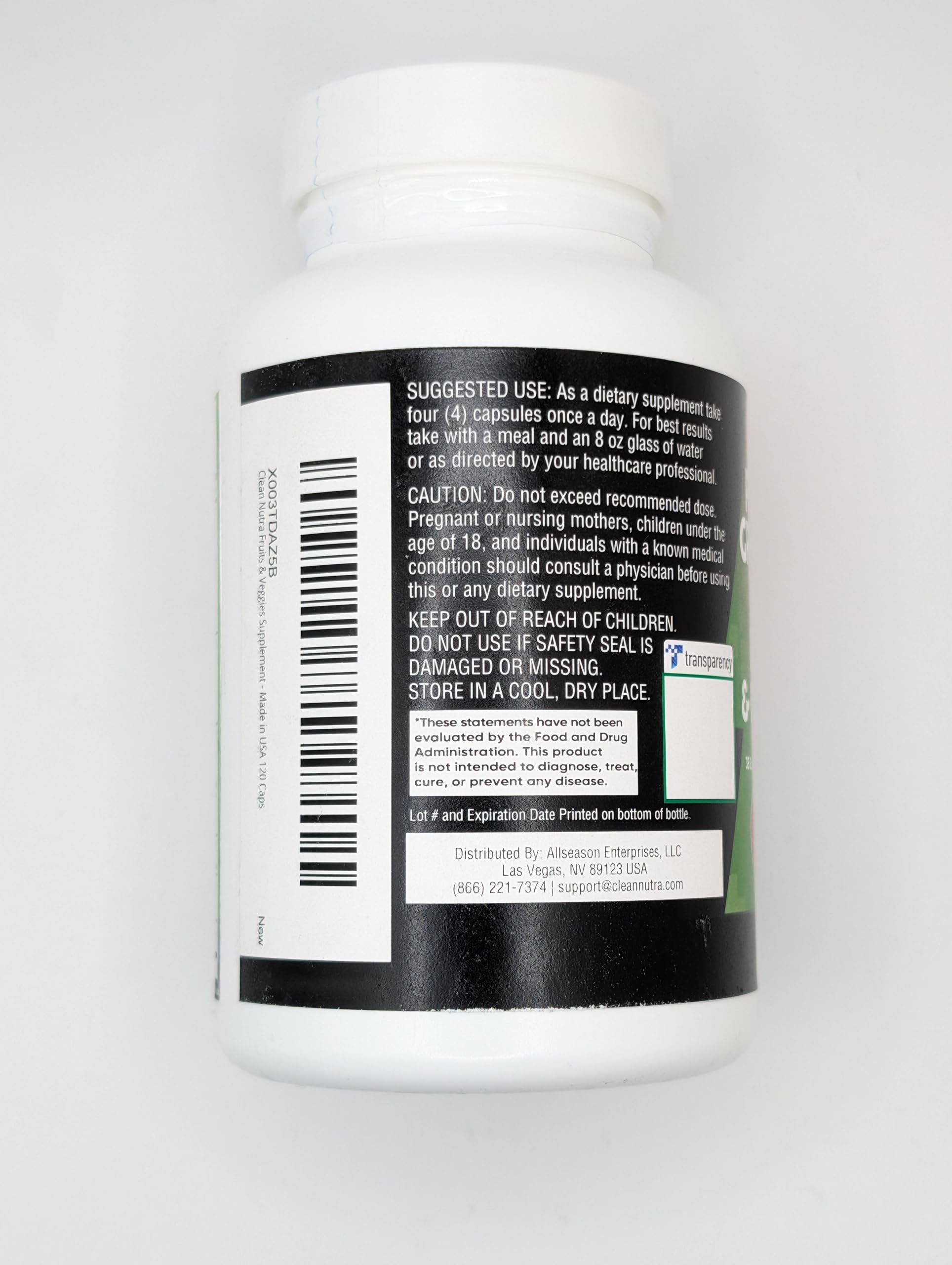 Clean Nutraceuticals : Capsule vegetale facile a avaler pour une routine quotidienne.