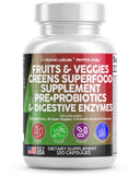 Clean Nutraceuticals : Bouteille de capsules fruits et legumes, soutien nutritionnel quotidien.