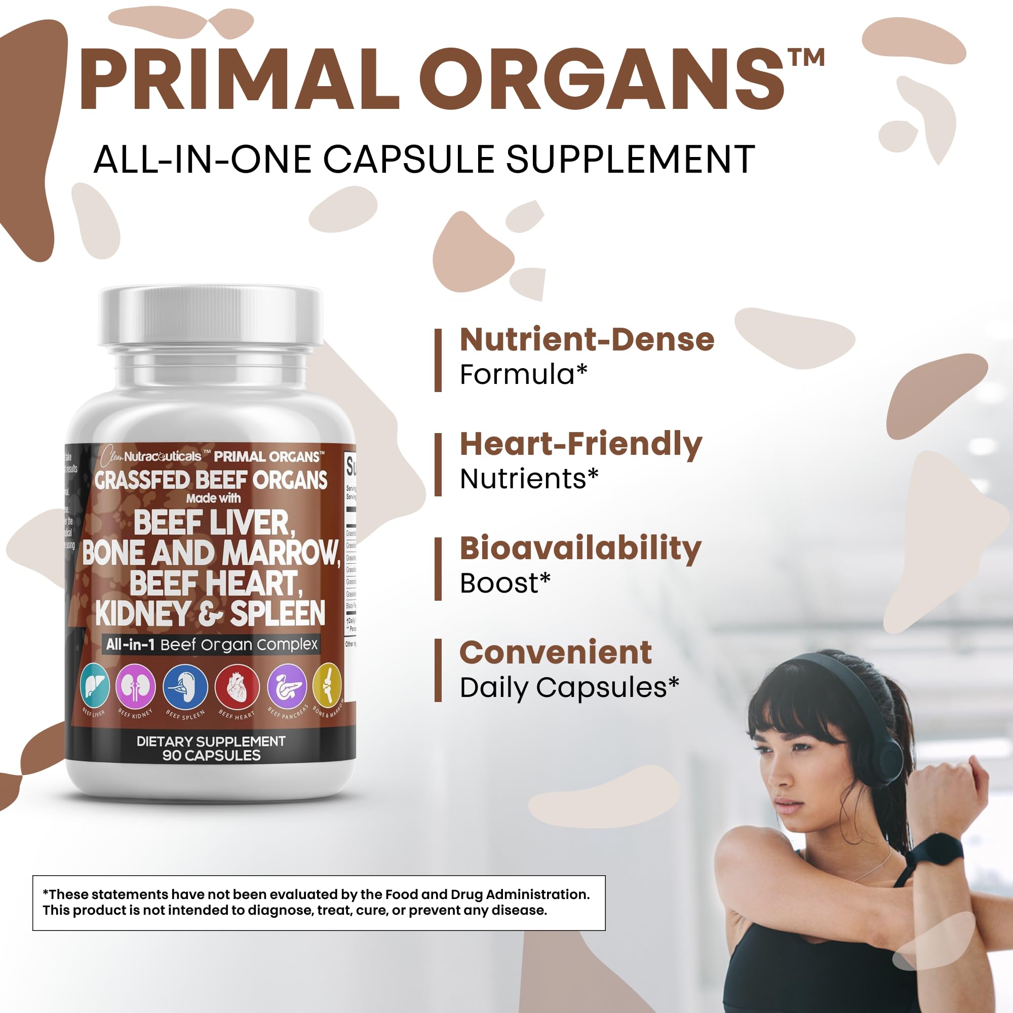 Clean Nutraceuticals bouteille fabriquée aux États-Unis, qualité garantie
