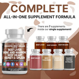 Clean Nutraceuticals capsules cœur bovin, soutien endurence et vitalité