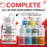 Comprimés CoQ10 200 mg, CardioGuard, intégration facile dans la routine quotidienne.