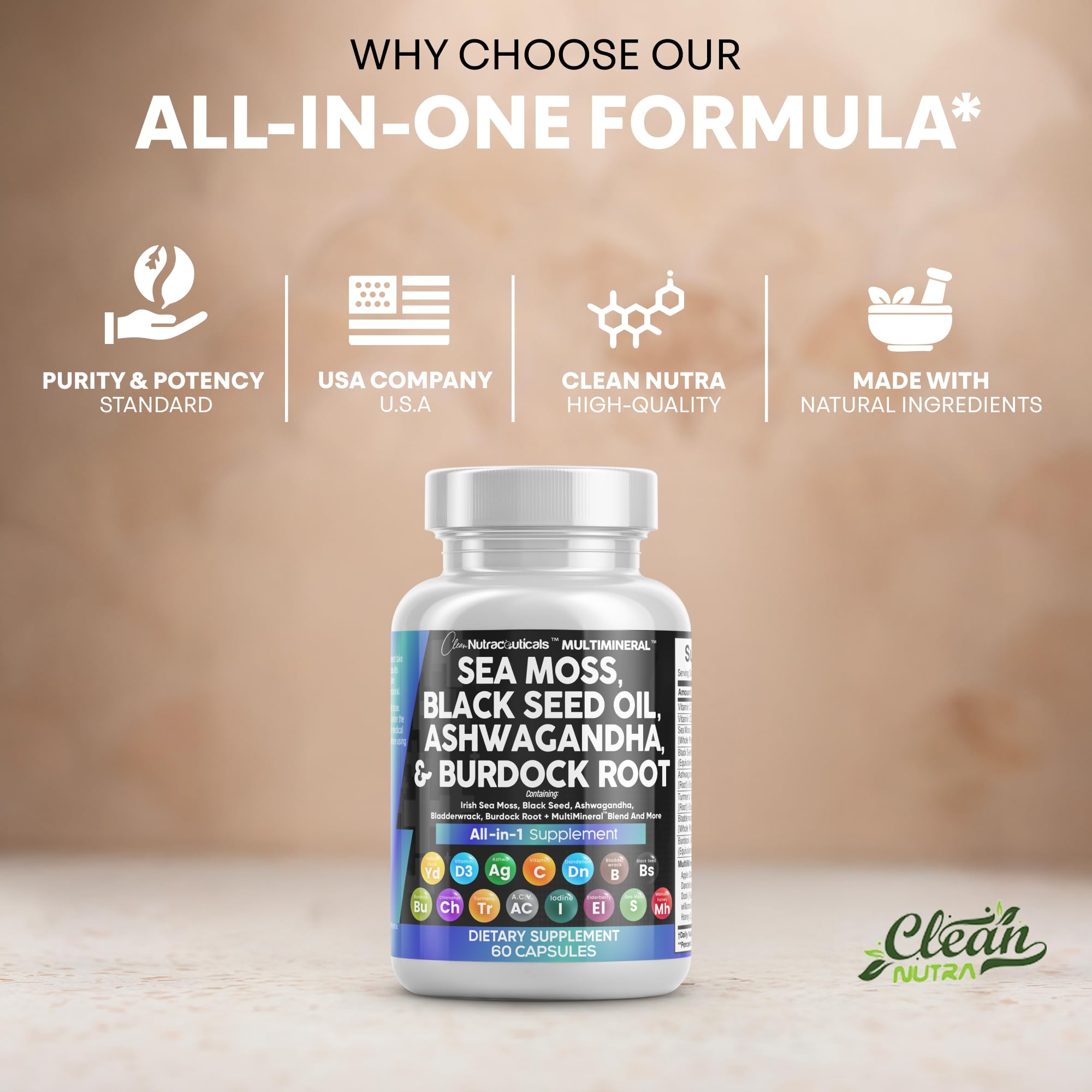 Clean Nutraceuticals curcuma-gelules, soutien antioxydant possible.