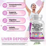 Clean Nutraceuticals, capsules pissenlit-racine: soutien du flux et hydratation