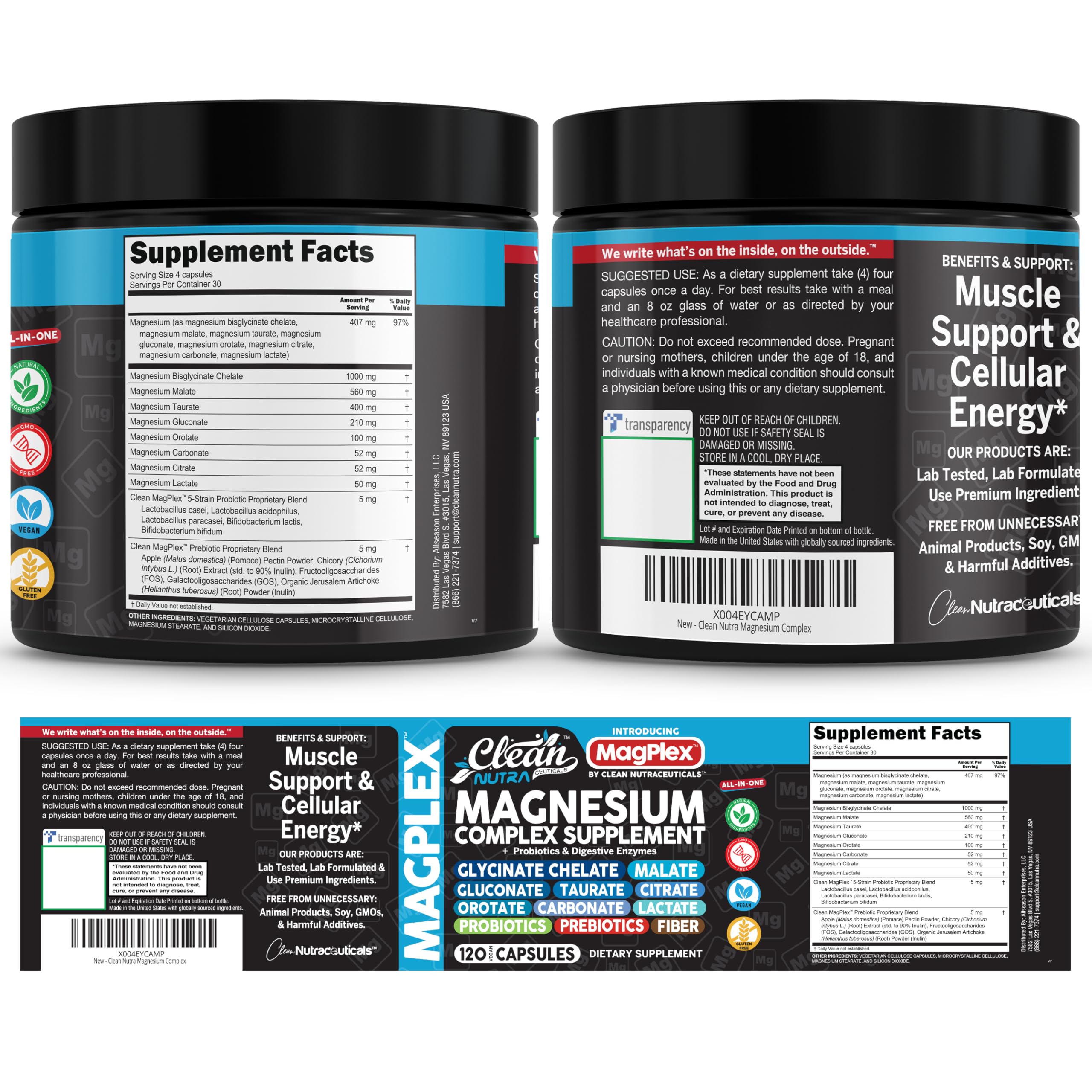 Clean Nutraceuticals enzymes digestives, aide à la digestion et confort post-repas.