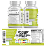 Capsules extrait aubepine-feuilles-dolivier Clean Nutraceuticals, extrait botanique pour le bien-être.