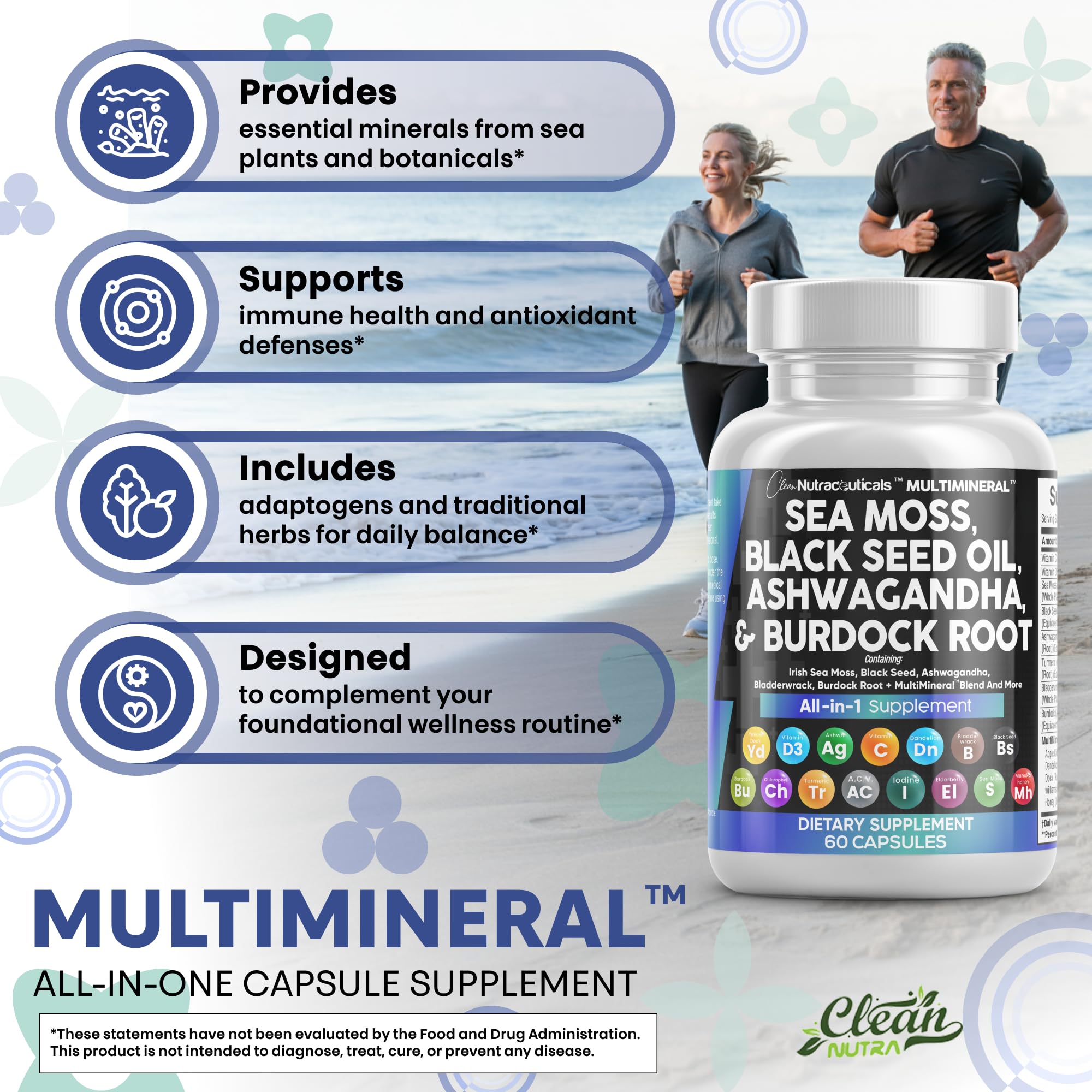 Clean Nutraceuticals fucus-poudre, source naturelle de nutriments.