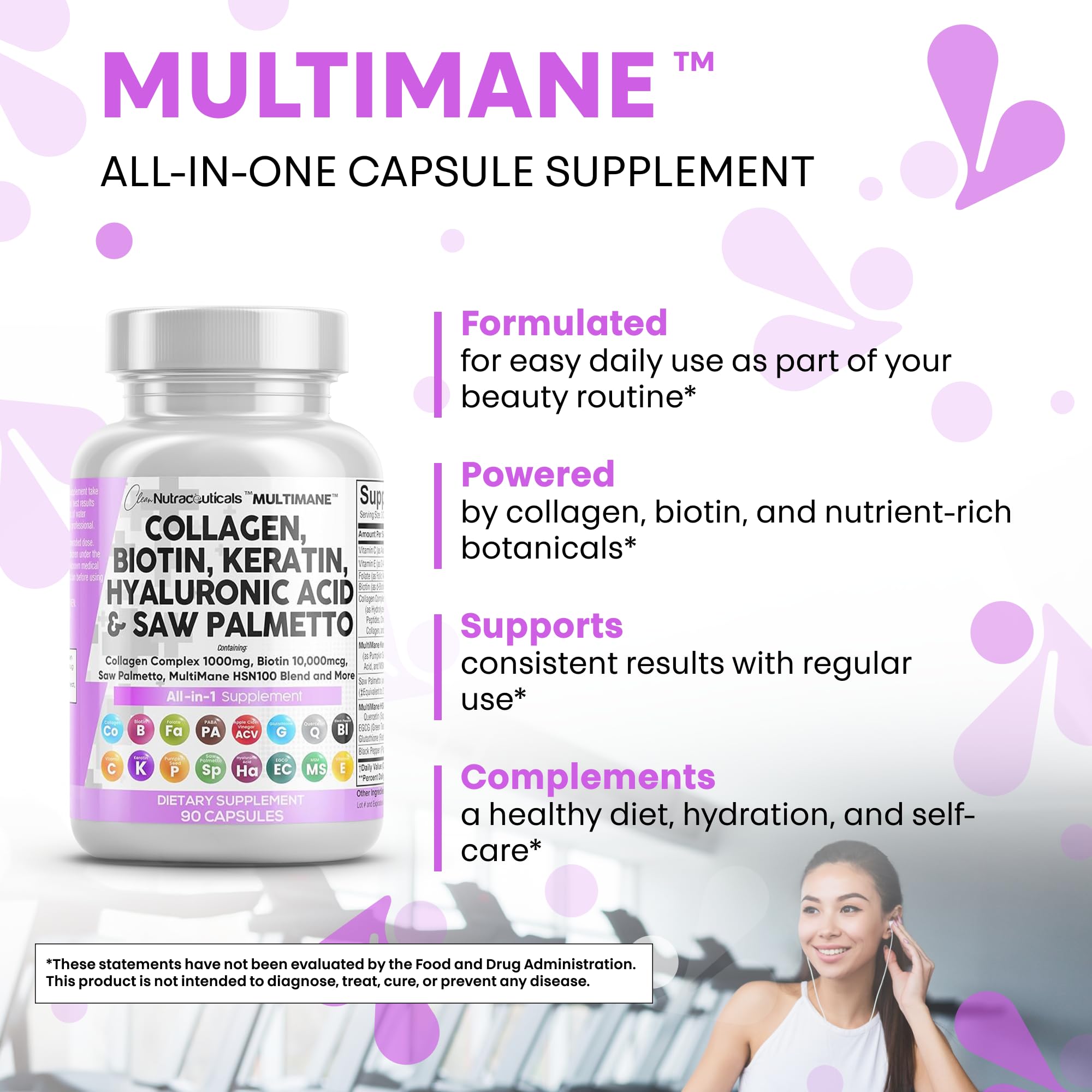 Vitamines cheveux et ongles Clean Nutraceuticals – routine beauté