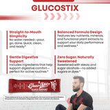 Gluco Stix ingrédients naturels, combinaison d’extraits et de fibres pour le bien-être.