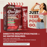 Gluco Stix sans sucre, option légère et adaptée à une routine quotidienne.