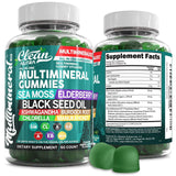 Gomme d'algues marines Clean Nutraceuticals en bouteille, apportant des minéraux essentiels.