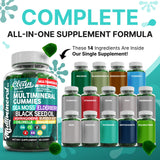 Gomme Ashwagandha Clean Nutraceuticals en bouteille, soutien quotidien au bien-être.