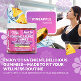 Gommes actée noire Clean Nutraceuticals-ananas, potentiel soutien hormonal.