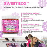 Gommes onagre du soir Clean Nutraceuticals-ananas, potentiel soutien pendant la transition hormonale.