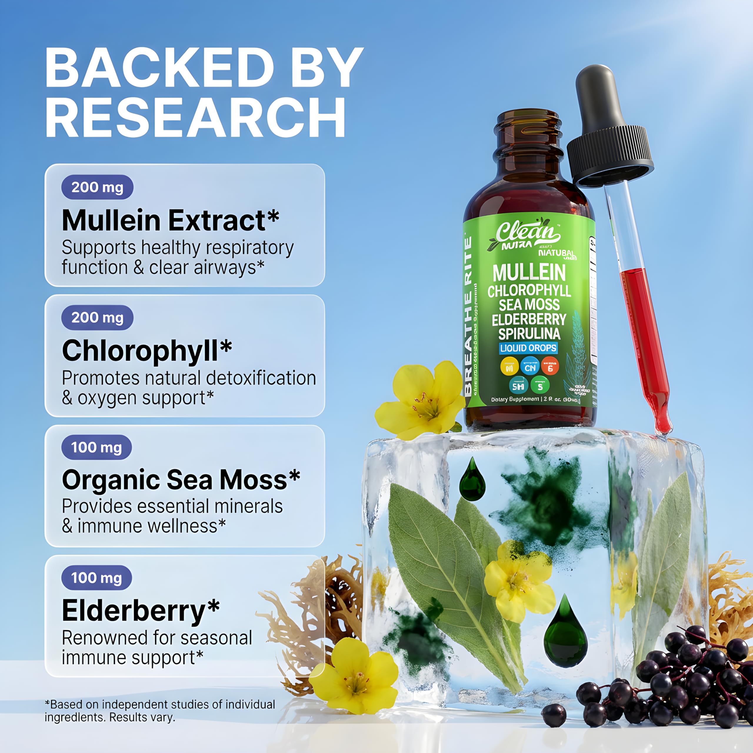 Gouttes algue marine irlandaise Clean Nutraceuticals soutien minéral