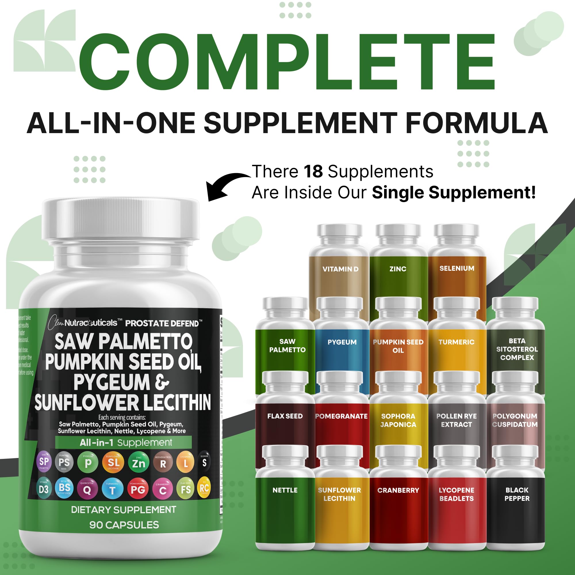 Clean Nutraceuticals huile-graines-potiron pour soutien prostatique naturel