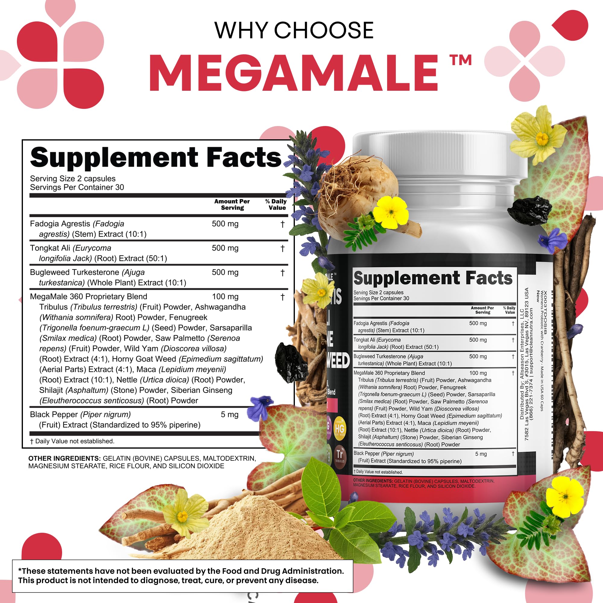 Clean Nutraceuticals – ingrédients naturels en gros plan, qualité et traçabilité.