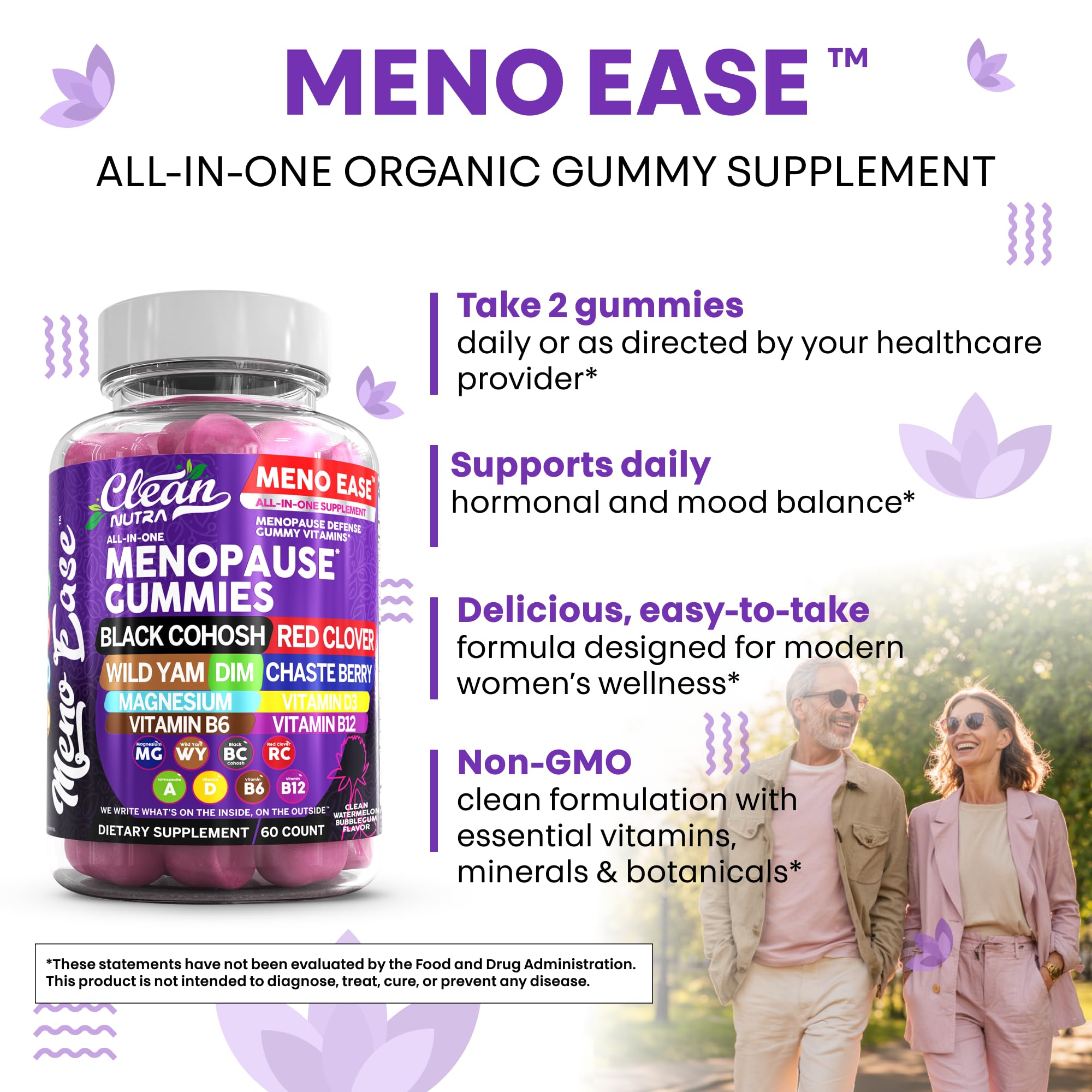Gommes Meno Ease, texture agréable et usage quotidien.