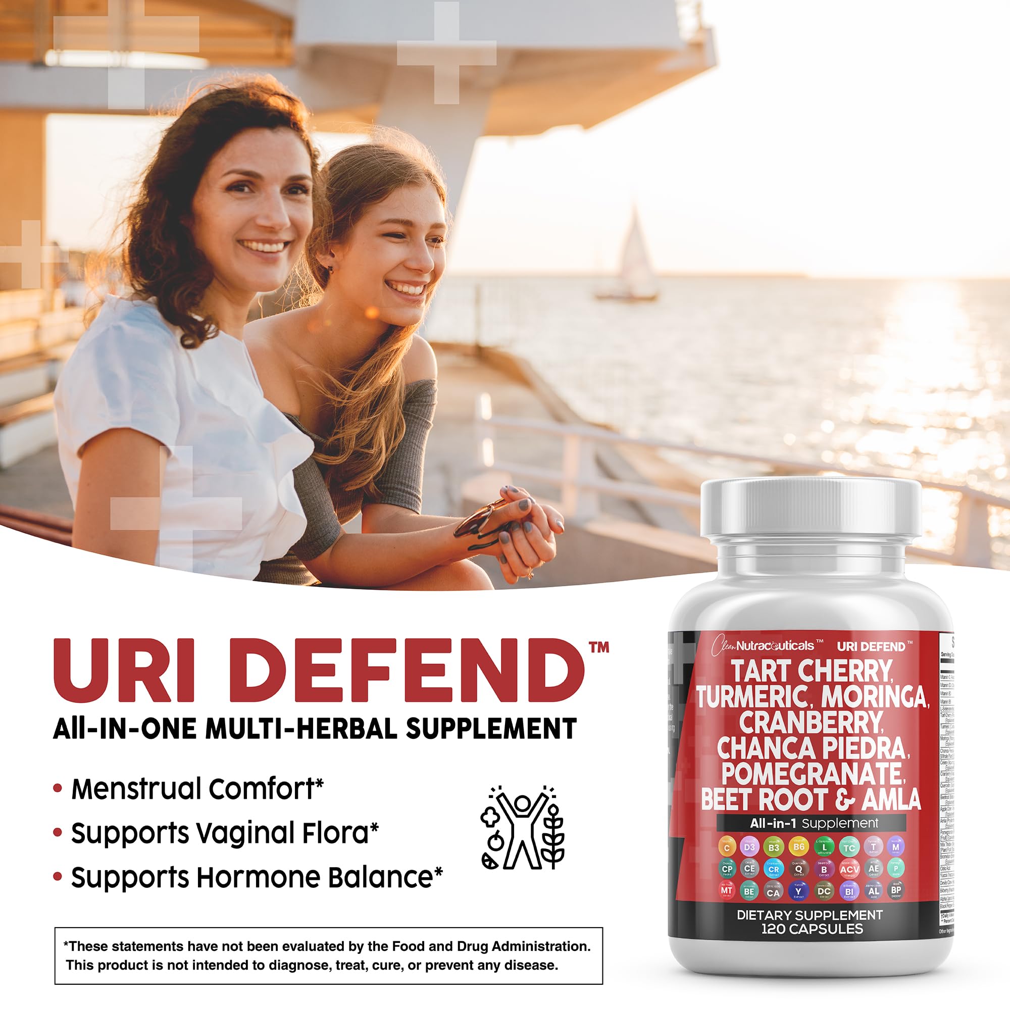 Capsules Clean Nutraceuticals avec moringa feuilles apportant un complément naturel.