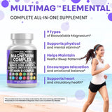 Clean Nutraceuticals MultiMagnesium – dosage en trois capsules simplifiant l'utilisation quotidienne.