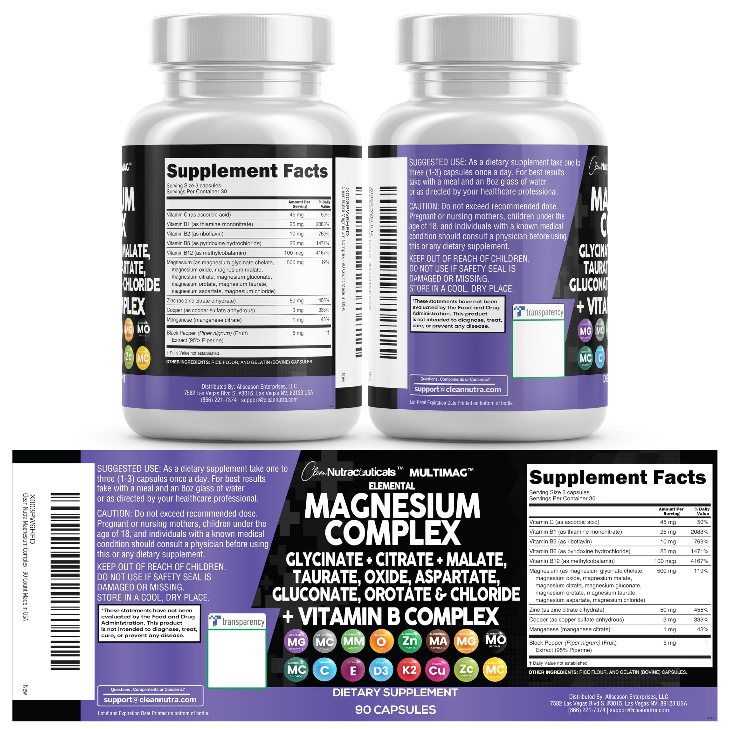 Clean Nutraceuticals MultiMagnesium – présentation quotidienne du produit, confort et bien-être potentiels.