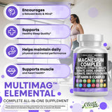 Clean Nutraceuticals MultiMagnesium – nutriments complémentaires (zinc, vitamines) pour un équilibre quotidien.