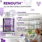 Clean Nutraceuticals NAC en capsules, soutien cellulaire potentiel.