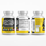 Clean Nutraceuticals Nerve Defend: flacon avec bouchon sûr et dose recommandée