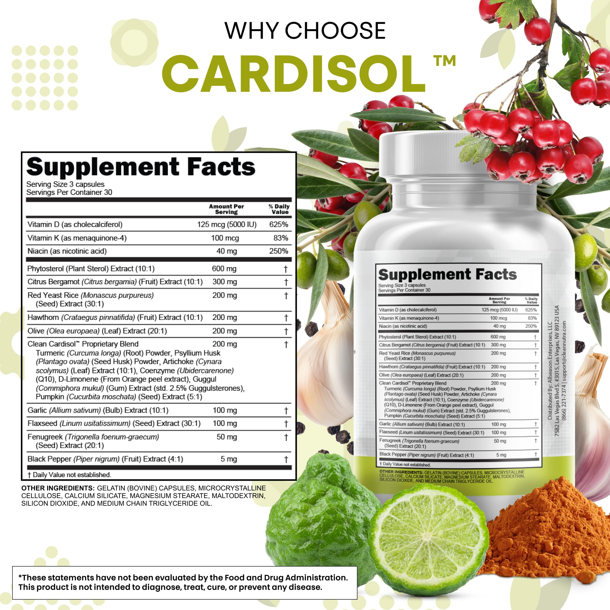 Capsules omega-3 et graines de lin Clean Nutraceuticals, source d'acides gras essentiels.