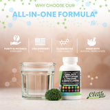 Emballage Clear et étiquette lisible de Clean Nutraceuticals.