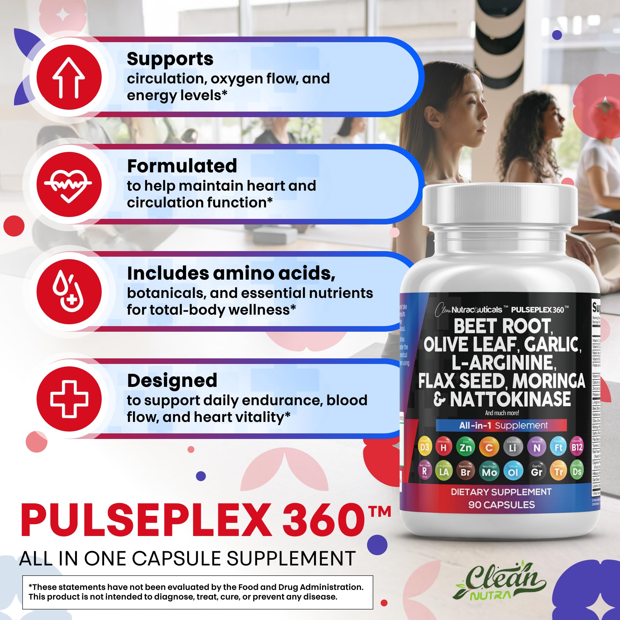 Clean Nutraceuticals Poudre L-Arginine: potentiel pour la circulation et la performance.