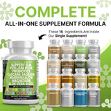 Capsules probiotiques Clean Nutraceuticals avec 1 milliard CFU pour une flore intestinale équilibrée