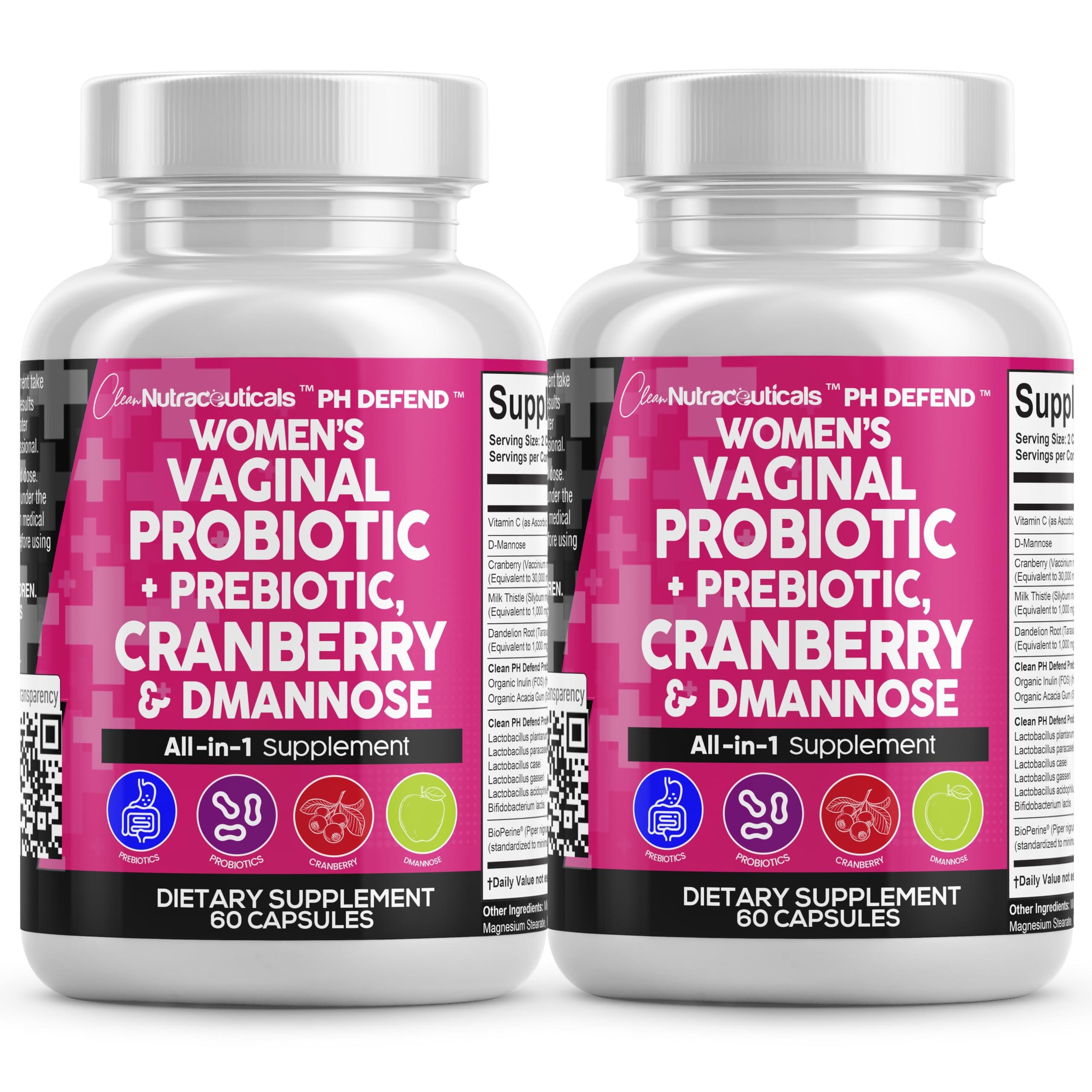 Clean Nutraceuticals, capsules probiotiques vaginales, favorisent l'équilibre intime et le confort durable.