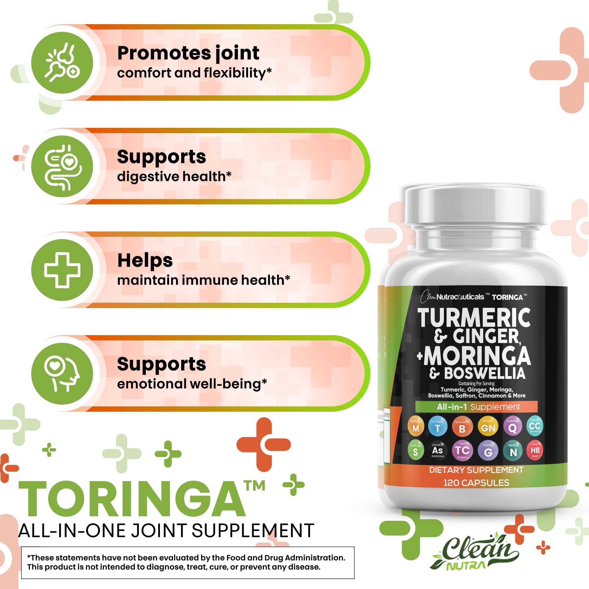 Clean Nutraceuticals Quercetine Cannelle Ceylan Safran Extraits: saveur et soutien potentiel.