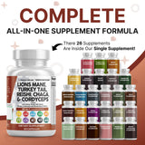 Reishi en poudre de Clean Nutraceuticals – texture et poudre visibles.