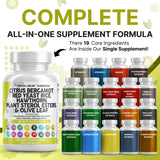 Capsules riz rouge levure Clean Nutraceuticals, flacon prêt à l'emploi pour routine quotidienne.