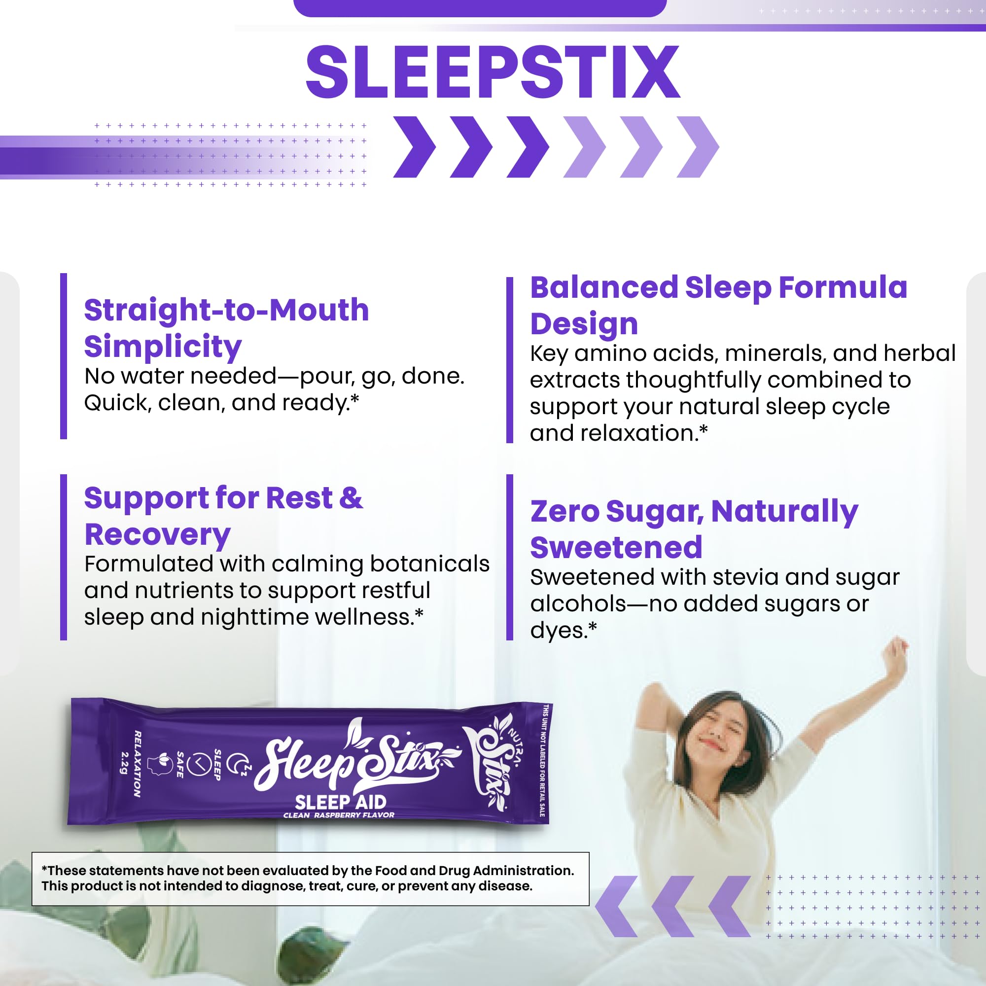 Sleep Stix valeriane extrait: relaxation naturelle sans effort.